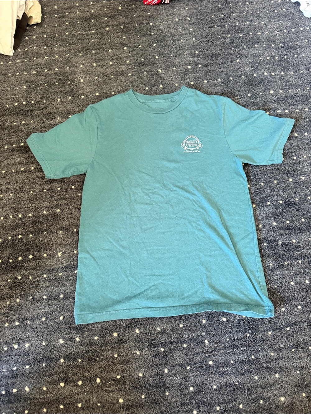 Men's Short-Sleeve Crewneck T-Shirt in Teal